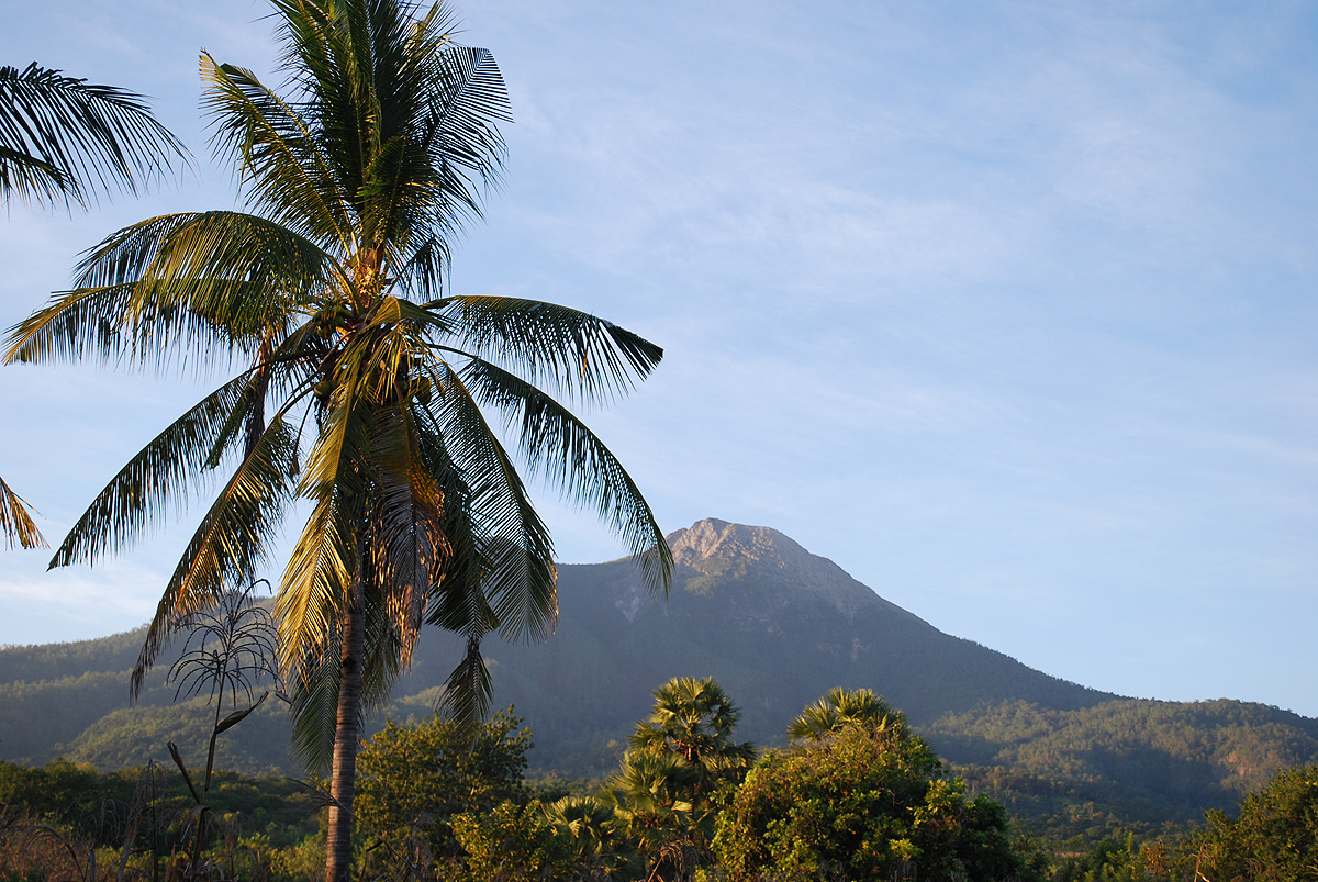 Trekking Vulkan Egon in Maumere auf der Insel Flores in Indonesien